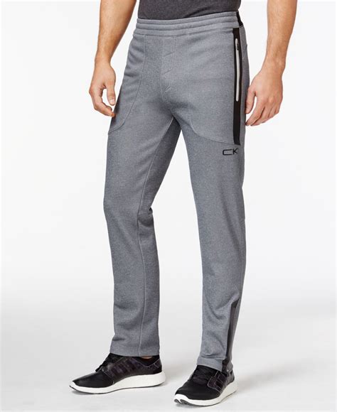 Calvin Klein Performance Sweatpants In Gray For Men Lyst