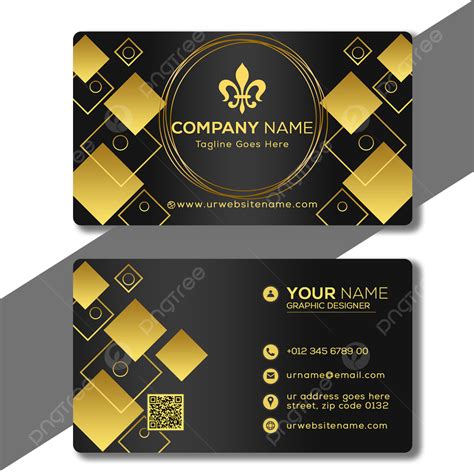 Luxury Gold Black Business Visiting Card Template Download On Pngtree