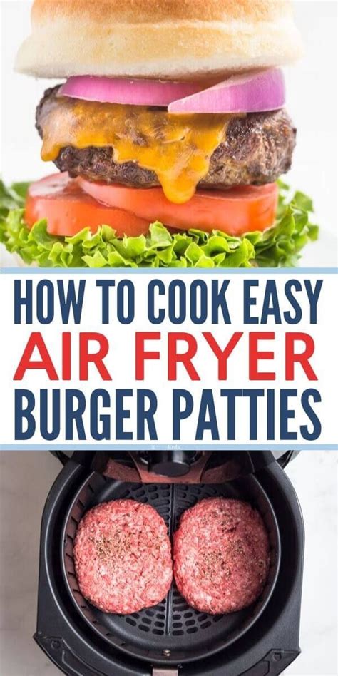 Now these aren't for ground turkey. Best air fryer burgers! This recipe makes really juicy air ...