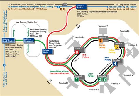Jfk Airtrain Terminal Map