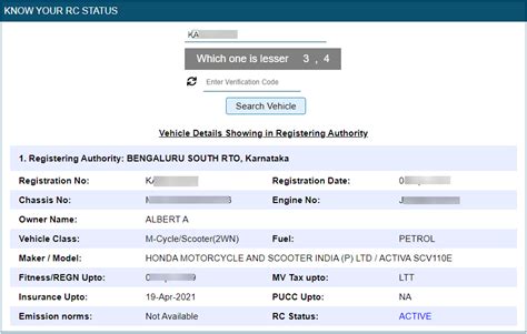 Find Vehicle Registration Details Via Online And Sms