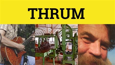 🔵 Thrum Meaning Thrumming Definition Thrum Defined Thrum Examples