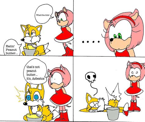 Tails Eats Peanut Butter By Miki2983 On Deviantart
