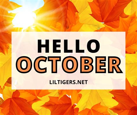 100 Motivational Hello October Quotes Sayings And Wishes 2022