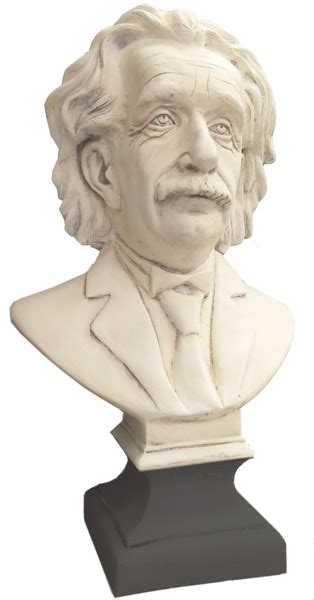 Albert Einstein Bust 27 High Statue