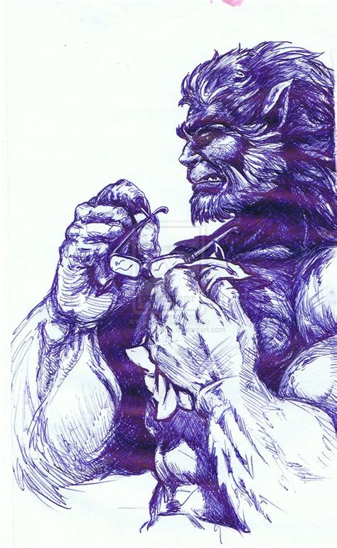 Marvel Beast Beast Of The X Men And Avengers By Frostbitegraphix On