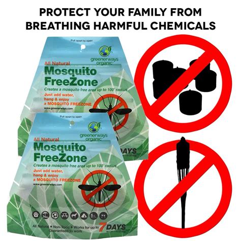 Greenerways Organic Mosquito Repellent Zone Non Toxic Organic Insect