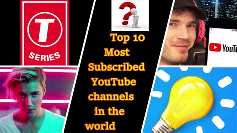 Top Most Subscribed Youtube Channels In The World As Of April