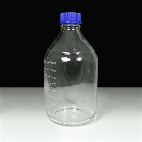 Duran 2 Liter Gl45 Lab Glass Bottle Plastic Coated W Stock Screw Cap