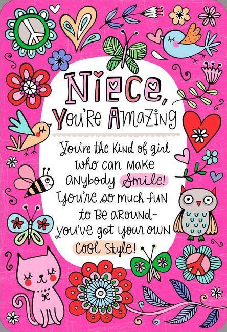 You are our darling angel, and we wish you all the happiness in life. You're the Niece Families Dream About Birthday Card [Aunt ...