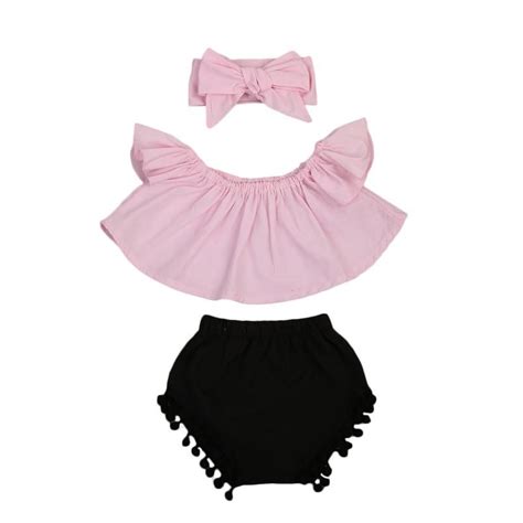 Tassel Bloomers Set Kids Outfits Girls Baby Girl Shorts Girl Outfits