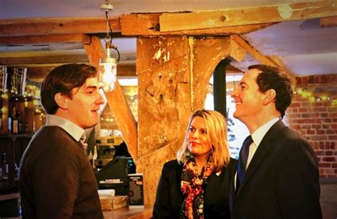 Chancellor George Osborne Visits Botley Mims Davies