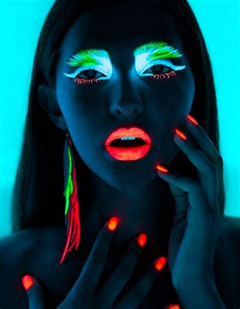 Glowing Neon Cosmetics Fluorescent Makeup