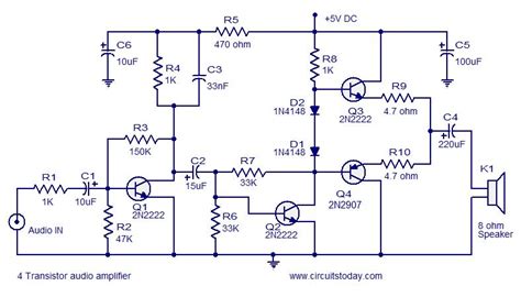 Simple Transistor Amplifier Circuit Explained Wiring Draw And Schematic