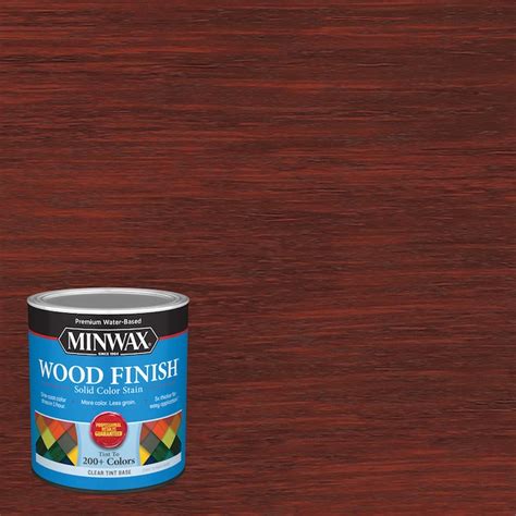 Minwax Wood Finish Water Based Antique Red Mw1224 Interior Stain 1