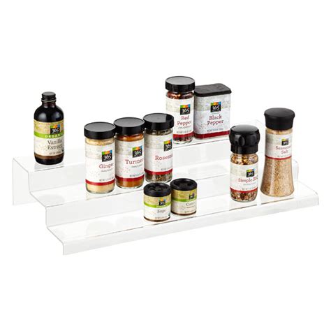 3 Tier Acrylic Cabinet And Spice Organizer The Container Store