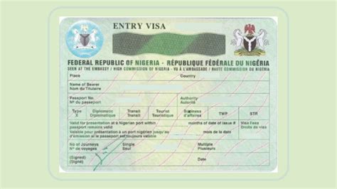 applying for a nigerian subject to regularization str or visa on arrival in 2022