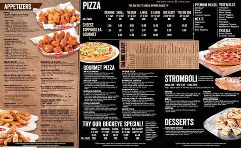 Menu At Foxs Pizza Den Restaurant Tuppers Plains