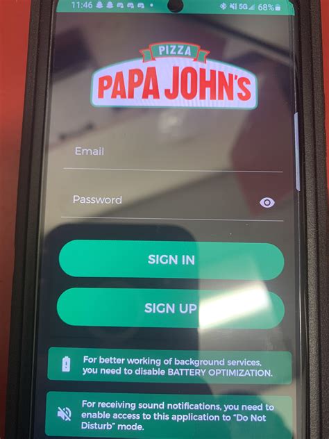 Papa Johns Driver App Rpapajohns