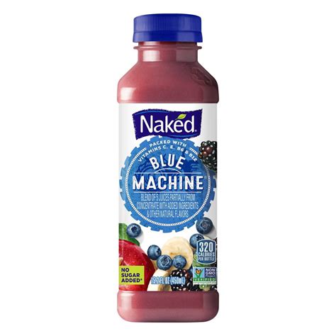 Naked Juice Blue Machine 100 Juice Boosted Smoothie Shop Shakes