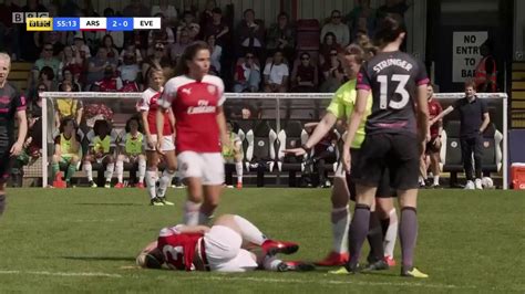 Beth Mead gets tackled, Danielle Van de Donk shoves referee. - YouTube