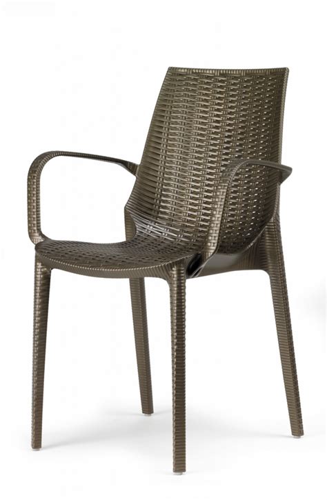Sie sind sich nicht sicher, welche stühle, gartentische und gartenbänke am besten harmonieren und kompatibel. Design Gartenmöbel Stuhl Kunststoff braun Glasfaser ...
