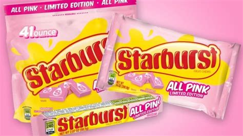 In A Stroke Of Genius Starburst Announces It Is Releasing All Pink