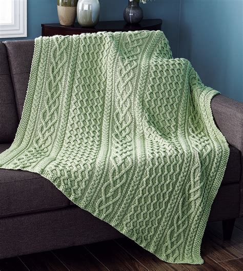 Knit Afghan Throw And Blanket Kits Mary Maxim