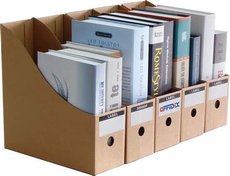 Offidix Office 5 Levels Kraft Paper Desktop Storage Box A4 Document