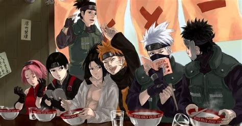 Hd Wallpaper Naruto Group Eating Ramen 0423