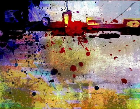 Violence On The Horizon Mixed Media By Lenore Senior Fine Art America