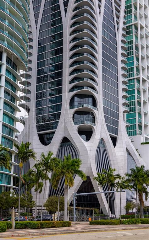 Modern Architecture In Downtown Miami Miami Florida February 14