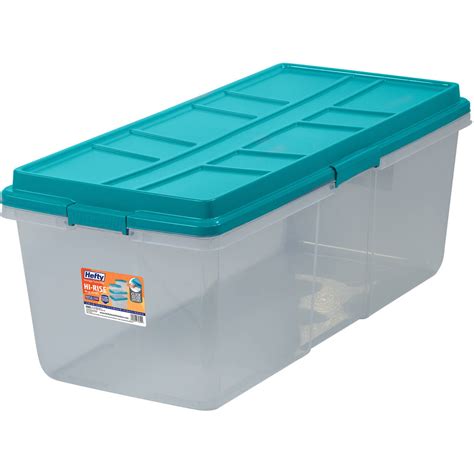 Extra Large Storage Bins 113 Qt Stackable Container Box with 4 Latches ...