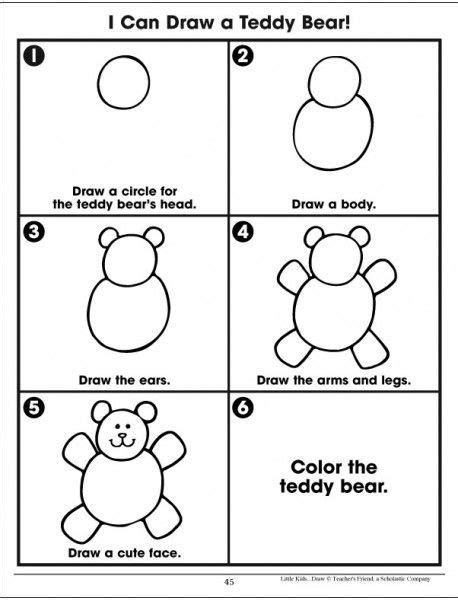 Little Kids Draw Kindergarten Drawing Easy Drawings For Kids