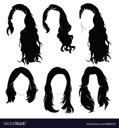 Black Hairstyles Vector Hair Styles Ideas