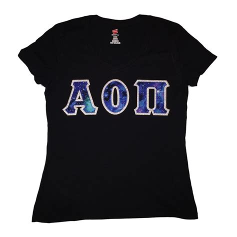 Alpha Omicron Pi Sorority Shirt Greek Letter Shirts Sorority