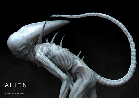 I personally thought it would be fun to share and feature some of t. Alien: Covenant Early Neomorph Concept Art by Colin ...