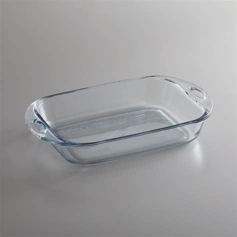 Anchor Hocking 81989ahg17 Basics 3 Qt Clear Glass Baking Dish 2case
