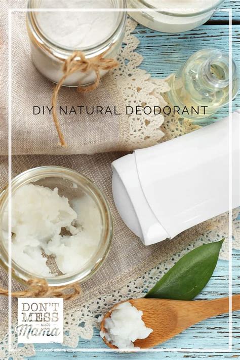 Natural Homemade Deodorant Solid Recipe Dont Mess With Mama