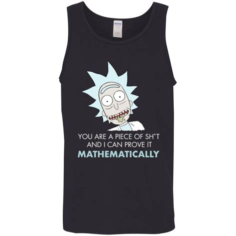 Rick And Morty Mathematical Proof Quote Men Tank Top Emprintstop