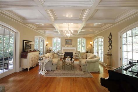 Since they're too lightweight to use for structural support, the ultimate purpose is to add visual appeal to an otherwise dull, barren space. Coffered Ceiling Design | Ceiling Beams | Coffer Ceiling ...