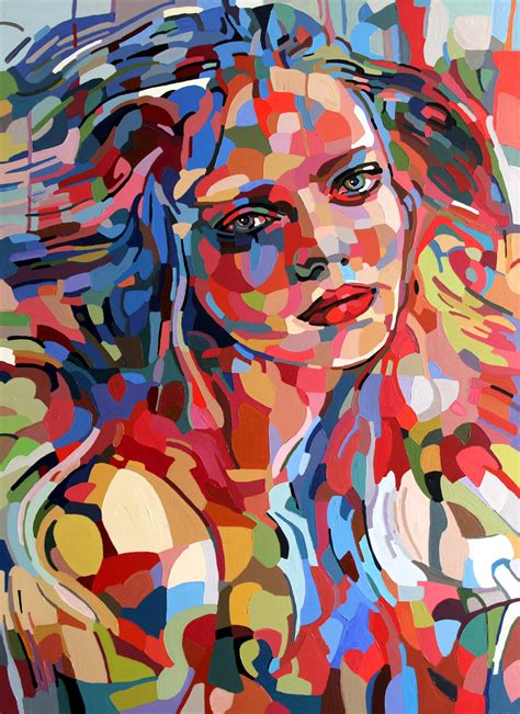 Portraits Paintings Abstract Portrait Painting Abstract Art Painting