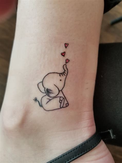 Cute Elephant Tattoo Outline Best Tattoo Ideas