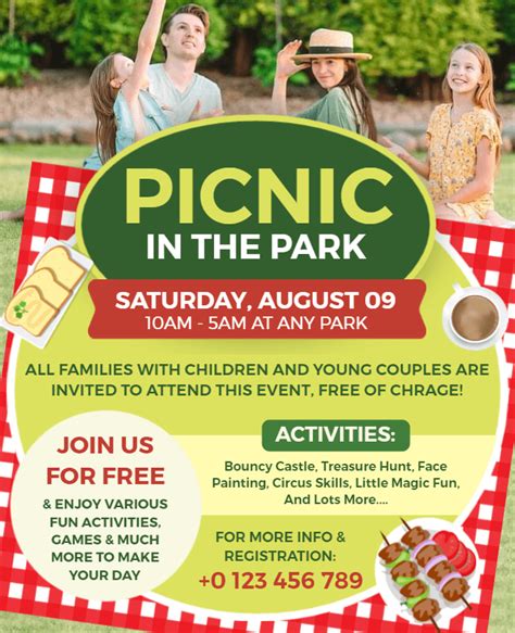 Creative Picnic Flyer Ideas And Examples