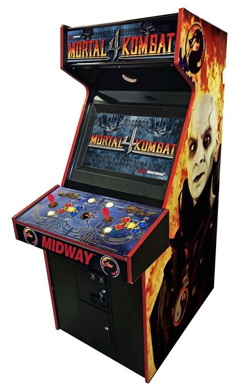 Mortal Kombat 4 Arcade Video Game Arcade Games Arcade Game Room Arcade
