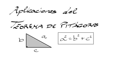 Aplicaciones Del Teorema De Pitágoras Youtube