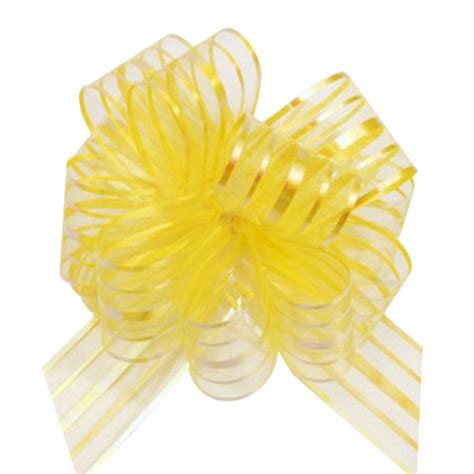 4 X Large 6 Luxury Organza Pull Bows Beautiful Ribbon Available In