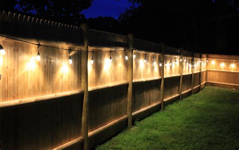 2030 Backyard Fence Lights Ideas