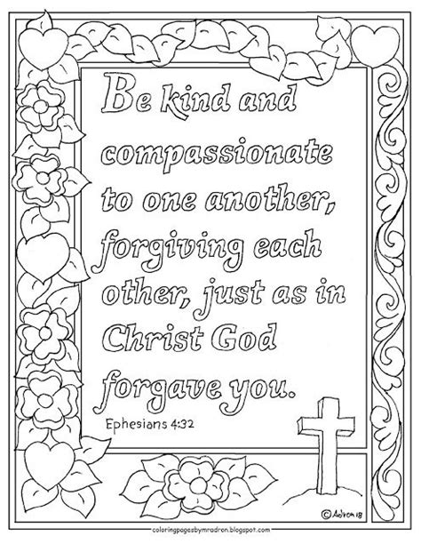 Ephesians 4 Coloring Pages