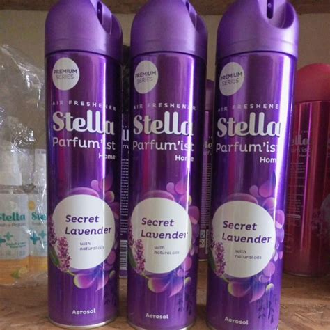 Jual Stella Aerosol Secret Lavender Kaleng Spray 400 Ml Stella Pengharum Ruangan Shopee
